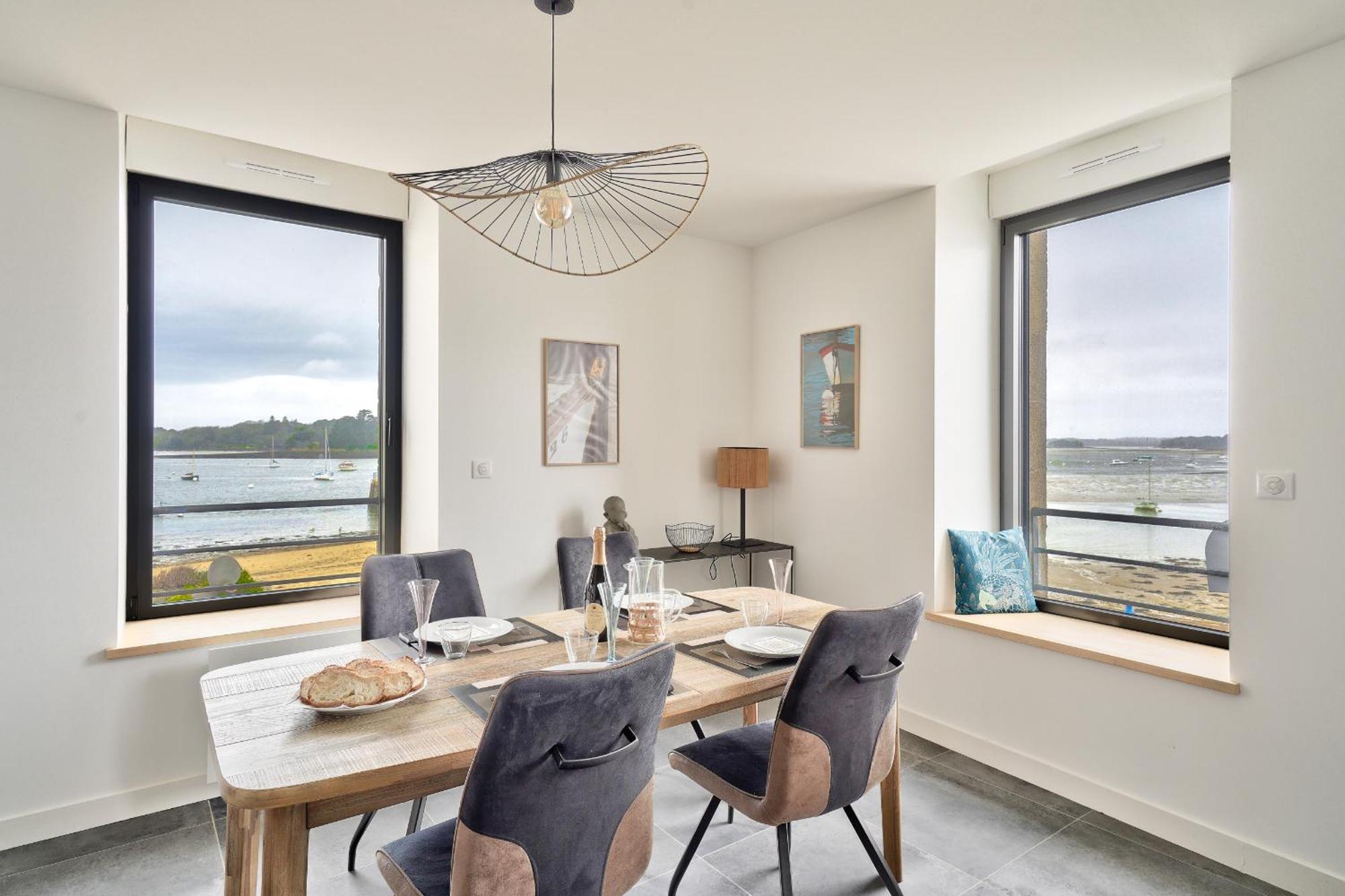 Appartement 4 Personnes Avec Vue Mer Île-Tudy Esterno foto