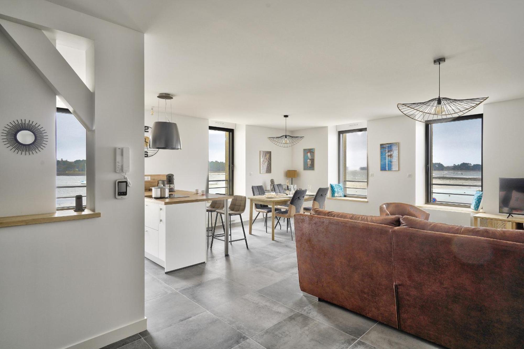 Appartement 4 Personnes Avec Vue Mer Île-Tudy Esterno foto