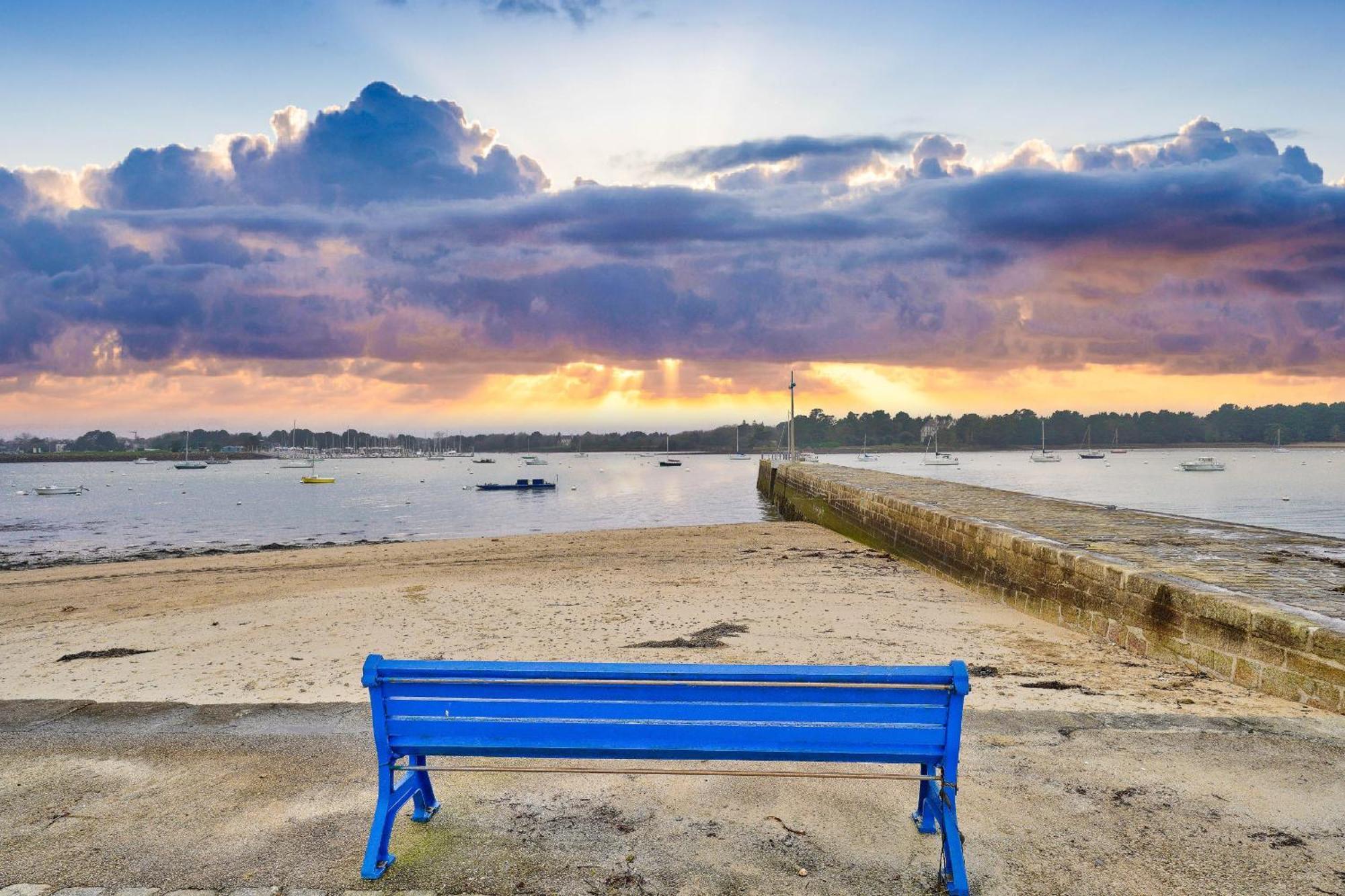 Appartement 4 Personnes Avec Vue Mer Île-Tudy Esterno foto